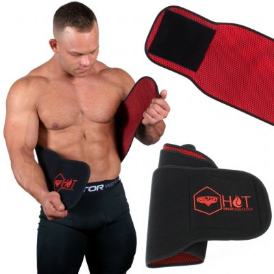 PLATINUM FITNESS, Neoprenový pás na hubnutí černýPRO Burner, 120x23cm – Hledejceny.cz