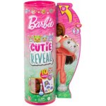 Barbie Cutie Reveal v kostýmu kotě v červeném kostýmu pandy HRK22 – Zboží Dáma