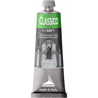 Maimeri Classico olejová barva permanent green light 60 ml – Hledejceny.cz