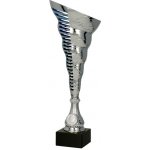 Plastová trofej Stříbrno-modrá 37 cm – Zboží Mobilmania