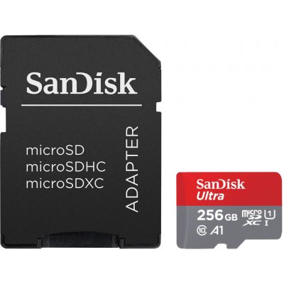 SanDisk microSDXC 256 GB SDSQUA4-256G-GN6MA – Zboží Mobilmania