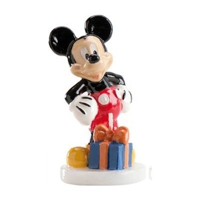 Dekora Dortová svíčka Mickey s dárkem – Zboží Dáma