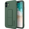 Pouzdro a kryt na mobilní telefon Apple Pouzdro Wozinsky Flexibilní silikonové se stojánkem iPhone 11 Pro dark zelené