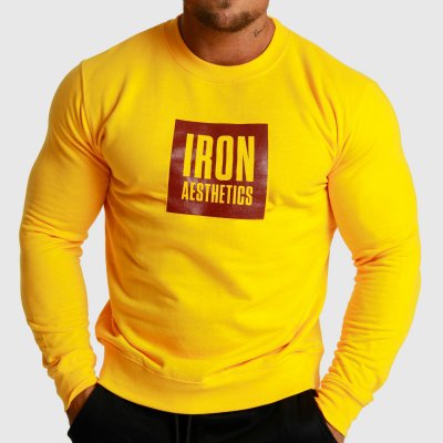 Bez kapuce Iron Aesthetics Boxed žlutá