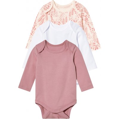 Lupilu Dětská body 3 kusy bílá světle růžová – Zboží Dáma Lupilu Dětská body 3 kusy bílá světle růžová – Zboží Dáma