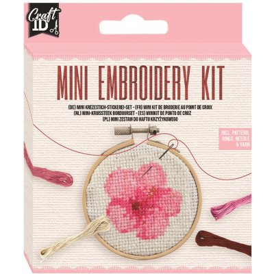 Grafix Vyšívání křížkovým stehem mini sada Kytka – Zboží Dáma