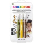 Snazaroo Štětce Brush Pen s barvami na obličej Džungle – Zboží Dáma