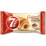 7 Days Croissant Cream & Cookies s lískooříškovým krémem s kousky sušenek 60 g – Zboží Mobilmania