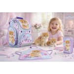 ZVÝHODNĚNÁ ŠKOLNÍ SADA 3KS PASTEL KITTY – Zboží Mobilmania