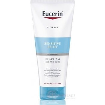 Eucerin After Sun Sensitive Relief Cream Gel For Face & Body gel po opalování na tělo a obličej 200 ml