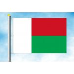 LIBEA, s.r.o. Vlajka Madagaskaru Rozměr: 30×45 cm, Uchycení: Karabiny na stožár – Hledejceny.cz