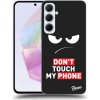 Pouzdro a kryt na mobilní telefon Samsung Picasee silikonové Samsung Galaxy A35 5G Angry Eyes Transparent černé