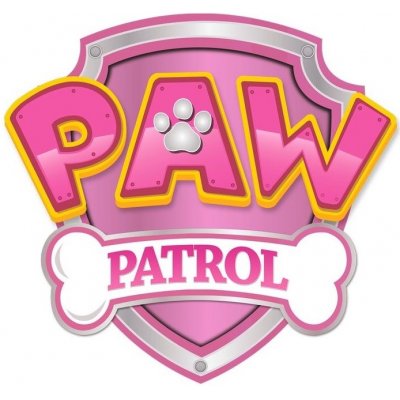 1x Jedlý papír znak PAW PATROL - TLAPKOVÁ PATROLA - pink ● materiál: JEDLÝ PAPÍR Ⓜ️, ● velikost: průměr 14 cm ☝ – Zboží Mobilmania