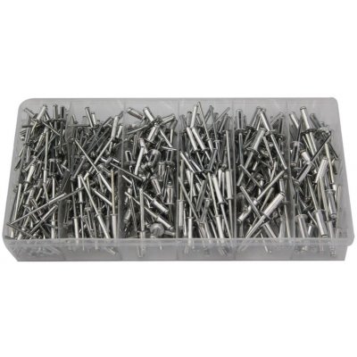 Sada nýtů Al (3,2 - 4,0 - 4,8mm) - 450ks RICHMANN – Zboží Mobilmania