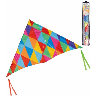 Drak létající barevný 125x70cm plastový – Sleviste.cz