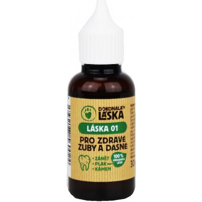 Dokonalá láska LÁSKA 01 Pro zdravé zuby a dásně psů 30 ml – Zboží Dáma