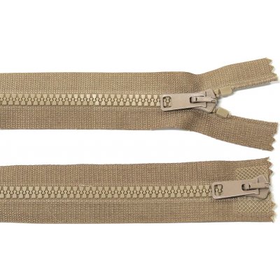 KOH-I-NOOR Kostěný zip no.5 rozepínací dvoucestný 75cm tmavě béžový – Hledejceny.cz