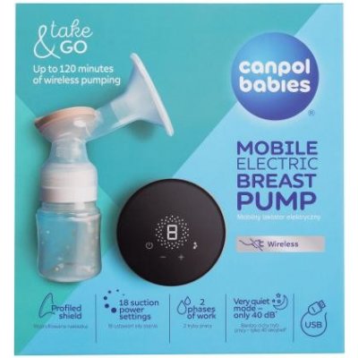 Canpol babies Take & Go Mobile Electric Breast Pump elektrická – Zboží Mobilmania