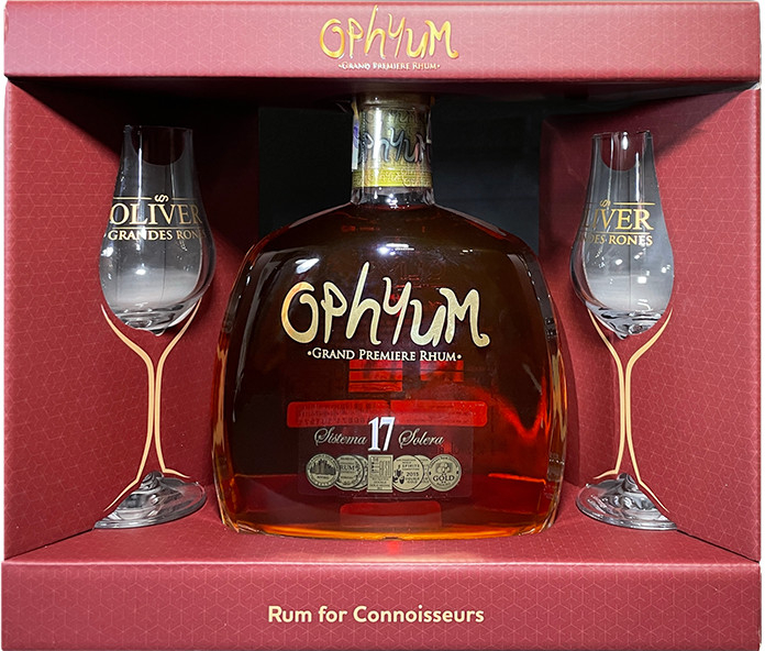 Ophyum 17y 40% 0,7 l (dárkové balení 2 sklenice)
