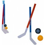 Hokejka 71 cm 2 ks s míčkem a pukem – Hledejceny.cz