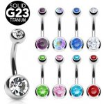 Šperky4U piercing do pupíku banánek titan TIT1001-Q – Hledejceny.cz