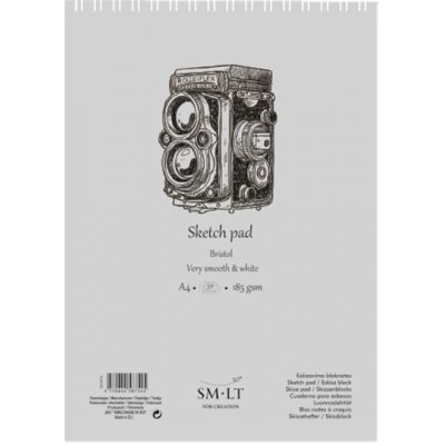 SMILTAINIS Skicák SMLT Art Bristol gramáž 185 gsm kroužková vazba A4 50 – Hledejceny.cz