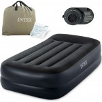 Intex 64122ND Pillow Twin 1-Persoons Luchtbed 99 x 191 x 42 cm + Ingebouwde Pomp Zwart – Hledejceny.cz