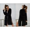 Dámský svetr a pulovr Fashionweek Dámský barevný prodloužený cardigan NINA Černá