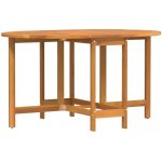 OMAXI 785077 Zahradní stůl Hnědá 110 x 60 x 72 cm Masivní akáciové dřevo – Hledejceny.cz