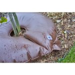 DOMO Zavlažovací vak nízký na stromy a keře 75L kruh hnědý 1ks 0770 – Zboží Mobilmania