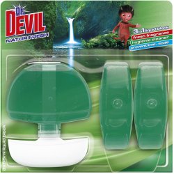 Dr. Devil tekutý WC blok 3in1 Natur Fresh 3 x 55 ml