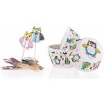 Banquet Sada cukrářských košíčků OWLS 11,5 cm 24 + 24ks – Zboží Mobilmania