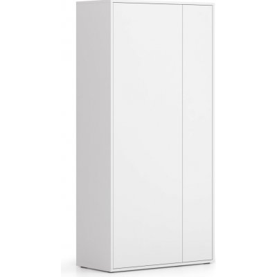 Block, Šatní skříň 850 x 400 x 1748 mm, bílá – Zboží Dáma