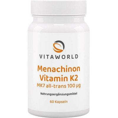 Vitaworld Menaquinone Vitamin K2 MK7 60 kapslí – Hledejceny.cz