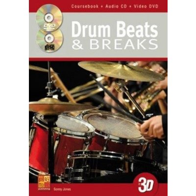 Sonny Jones Drum Beats & Breaks noty na bicí +CD & DVD – Hledejceny.cz