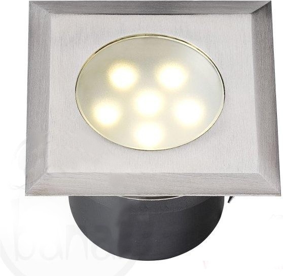 Venkovní LED svítidlo Leda, 1 W, teplá bílá, zápustné pojezdové