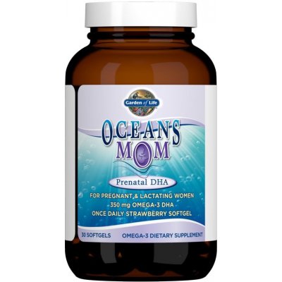 Garden of Life Oceans Prenatální DHA Omega-3 350 mg 30 kapslí jahoda – Zboží Mobilmania