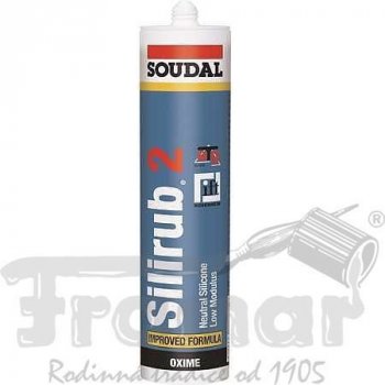 SOUDAL Silirub 2 neutrální silikonový tmel 310g transparentní