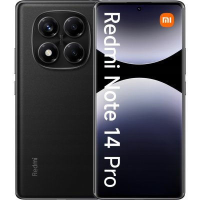 Xiaomi Redmi Note 14 Pro 5G 12GB/512GB Midnight Black – Zboží Živě