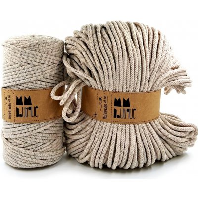 MMboutique bavlněná šňůra 6mm Beige Varianta návinu: Přadeno – Hledejceny.cz