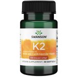 Swanson Highly Efficient Natural Vitamin K2 Menaquinone-7 from Natto 100 mcg 30 tablet – Hledejceny.cz