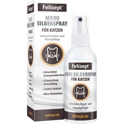Felisept Mikro stříbrný sprej pro kočky 75 ml – Zboží Dáma