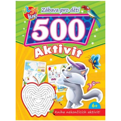 FONI book 500 aktivit Kočka, zábava pro děti