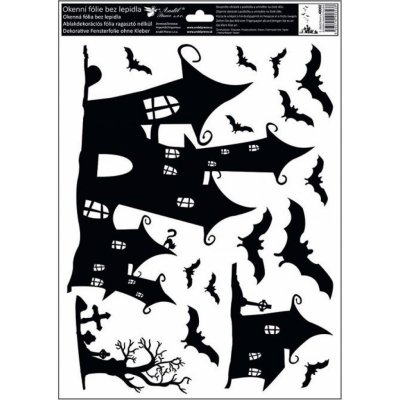 Anděl Okenní fólie černá Halloween 30 x 42 cm výběr ze 4 variant – Hledejceny.cz