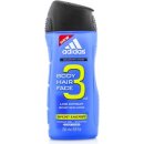 Adidas 3 Active Sport Energy Men sprchový gel 250 ml