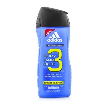 Adidas 3 Active Sport Energy Men sprchový gel 250 ml