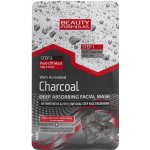 Beauty Formulas Charcoal Aktivní černé uhlí pleťová maska 13 g