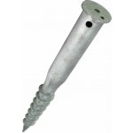 MTR Zemní vrut se závitem M16, 68 x 650mm, žárový zinek GA – Sleviste.cz