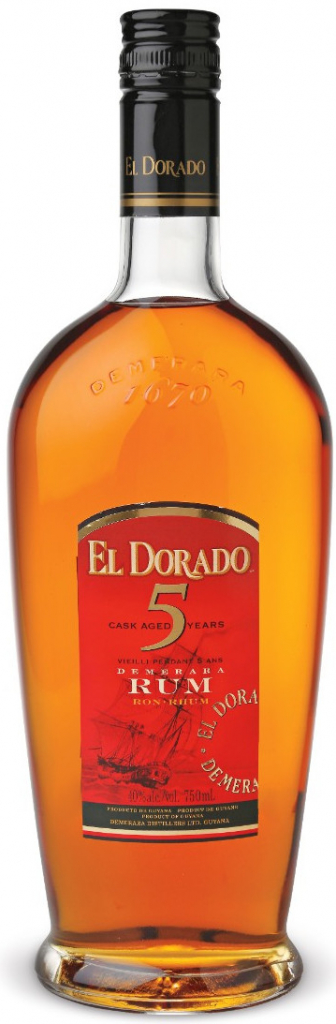 El Dorado 5y 40% 0,7 l (holá láhev)