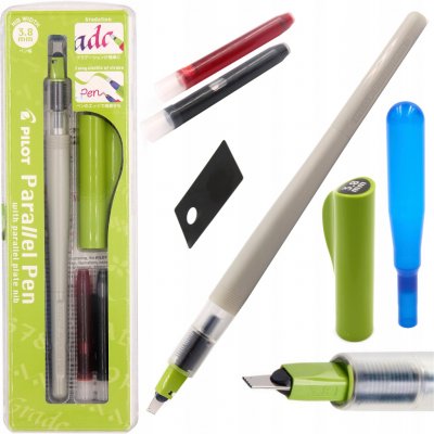 PILOT 1087 Parallel Pen plnicí pero zelené 3,8 mm – Zboží Mobilmania